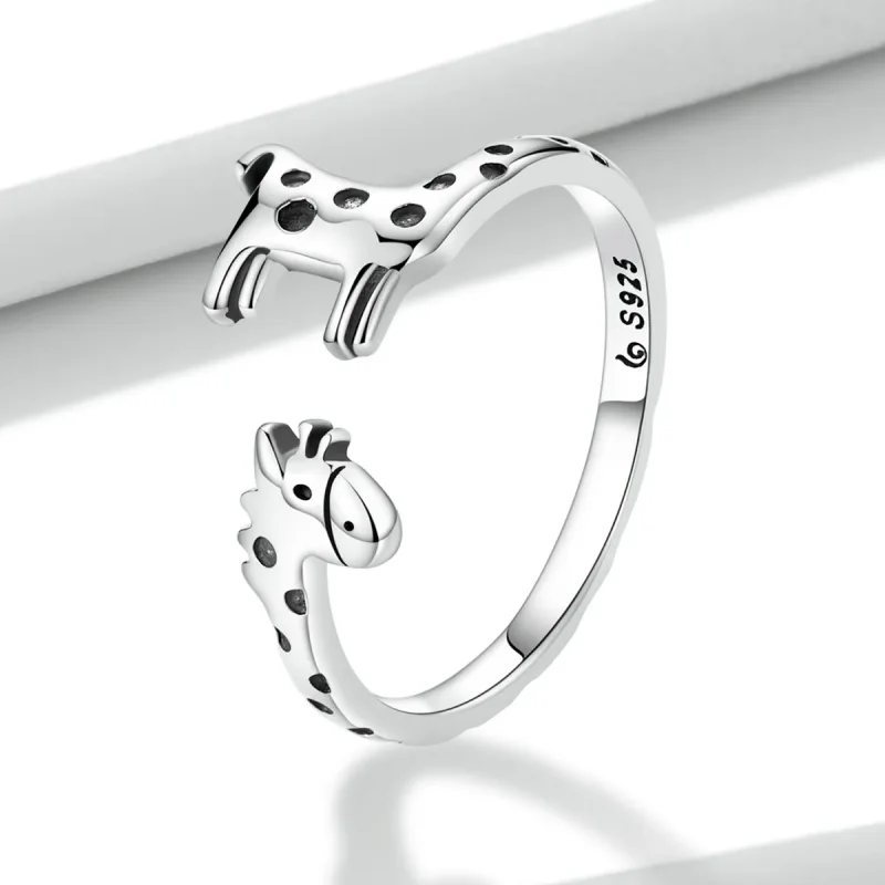 (image for) PANDORA Style Giraffe Open Ring - BSR228 - View 2