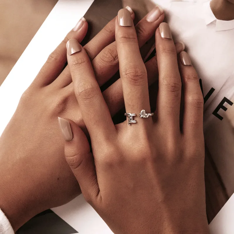 (image for) PANDORA Style Giraffe Open Ring - BSR228 - View 7