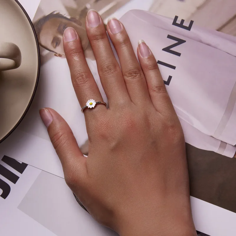 (image for) PANDORA Style Little Daisy Open Ring - SCR811 - View 6