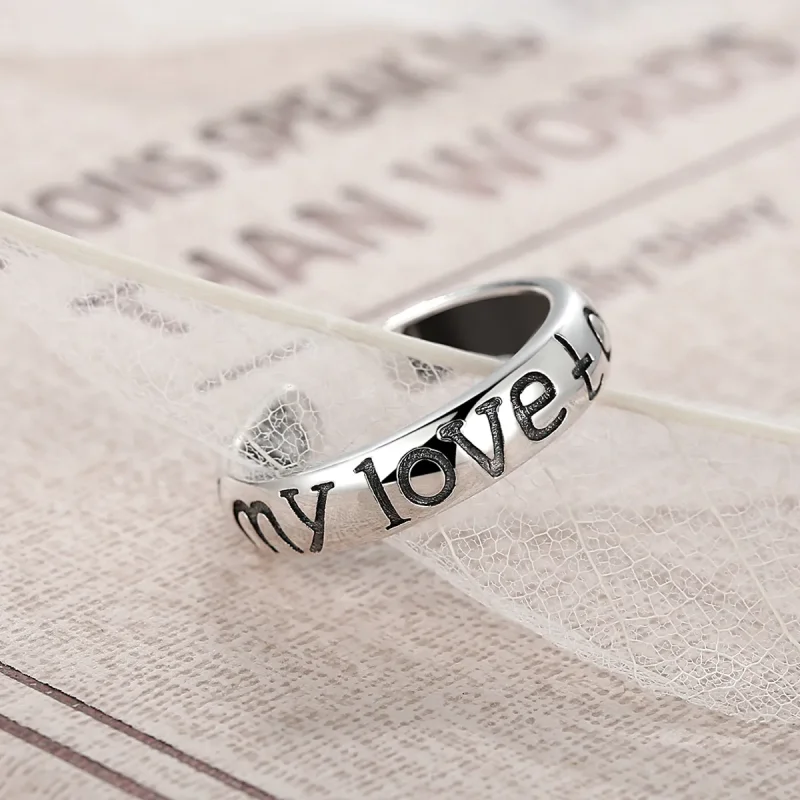 (image for) PANDORA Style Love Couples Open Ring - VSR014 - View 6