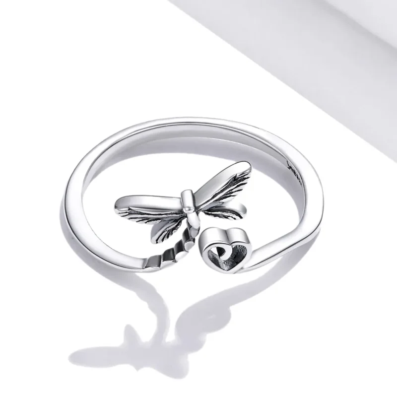 (image for) PANDORA Style Love Dragonfly Open Ring - SCR734 - View 3