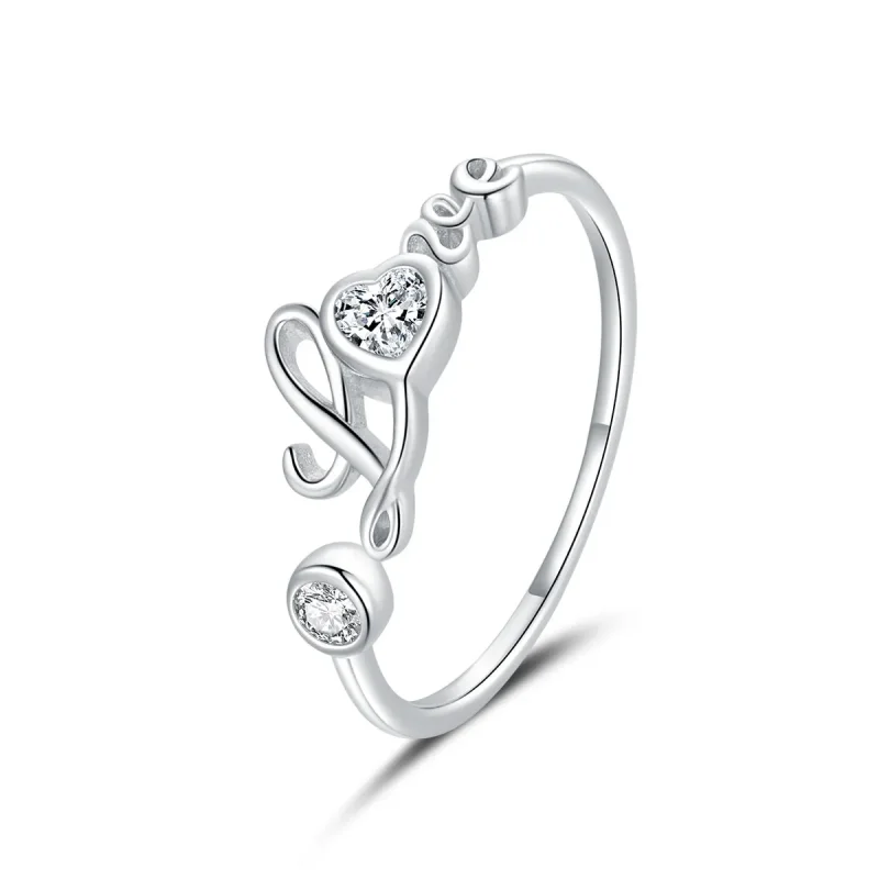 (image for) PANDORA Style Love Open Ring - BSR146 - Product Image