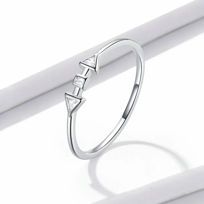 (image for) PANDORA Style Minimalistic - Arrows Ring - BSR207-A - View 2