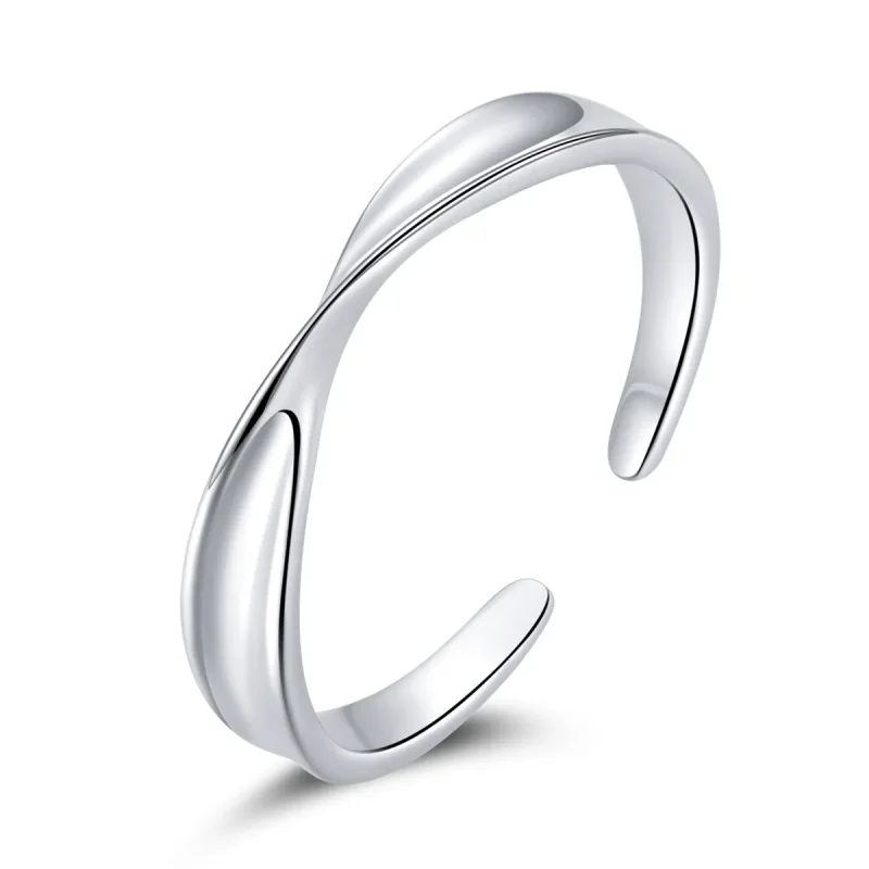(image for) PANDORA Style Mobius Ring Pair Ring - Male Open Ring - SCR751 - Product Image
