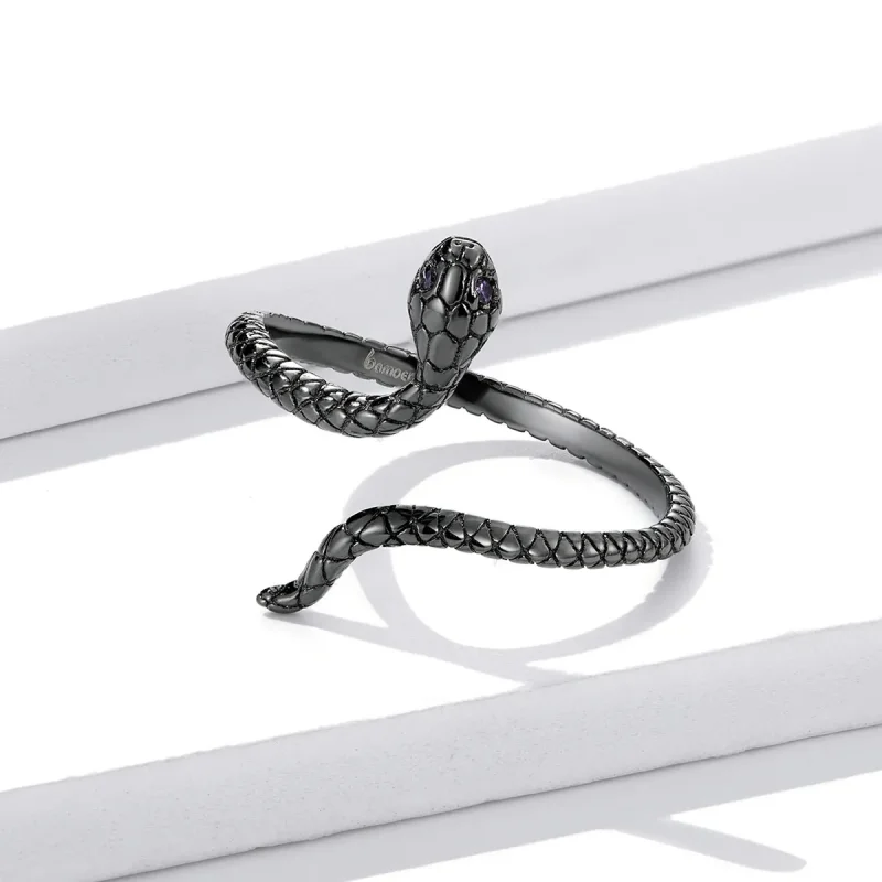 (image for) PANDORA Style Mystic Snake Open Ring - BSR236 - View 4