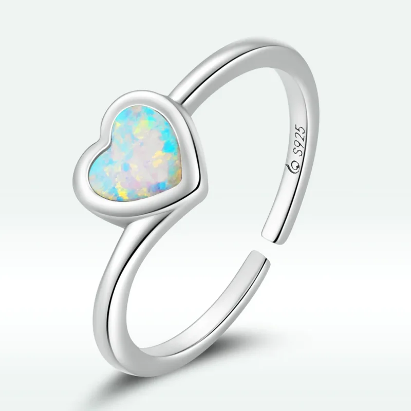 (image for) PANDORA Style Opal Love Open Ring - BSR234 - Product Image