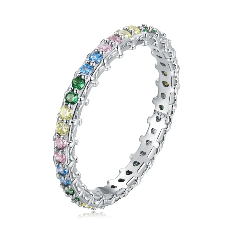 (image for) PANDORA Style Pattern Color Zirconium Ring - BSR277-CF - Product Image