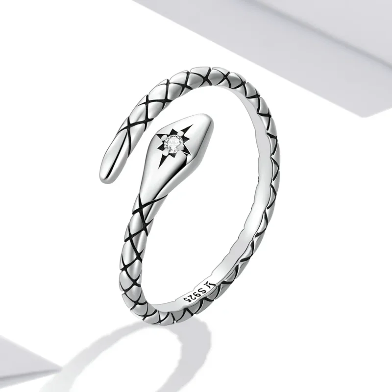 (image for) PANDORA Style Retro Spirit Snake Open Ring - SCR798 - View 2