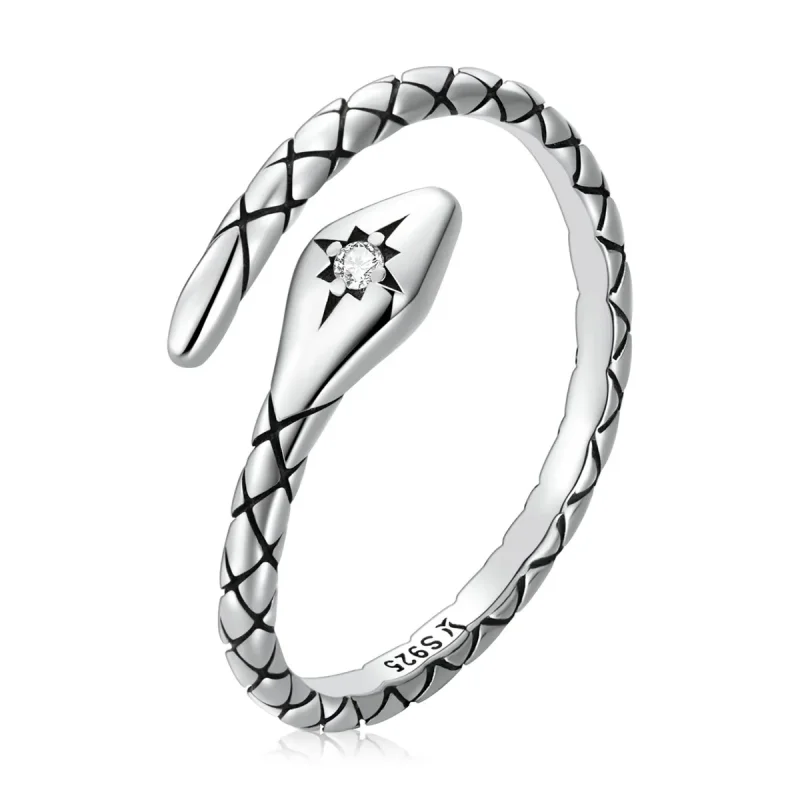 (image for) PANDORA Style Retro Spirit Snake Open Ring - SCR798 - Product Image