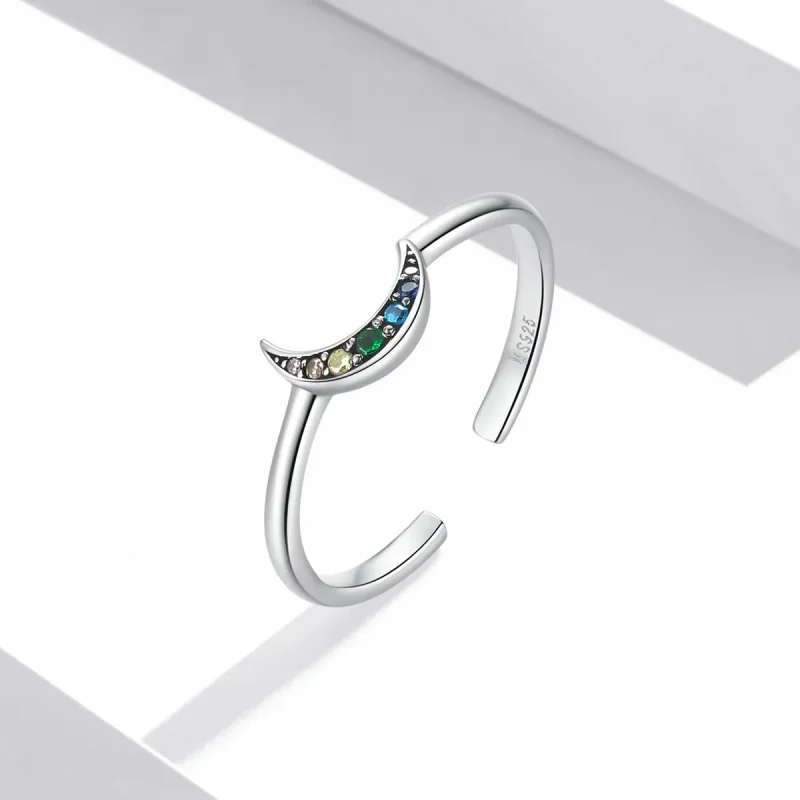 (image for) PANDORA Style Shine The Moon Open Ring - SCR778 - View 2