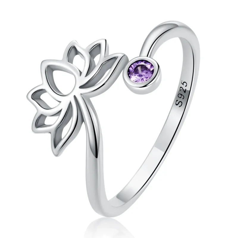 (image for) PANDORA Style Simple Lotus Open Ring - SCR821 - Product Image