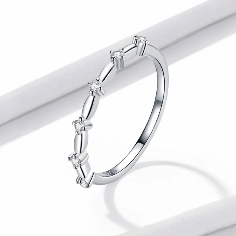 (image for) PANDORA Style Simple - Starry Ring - BSR206-A - View 2