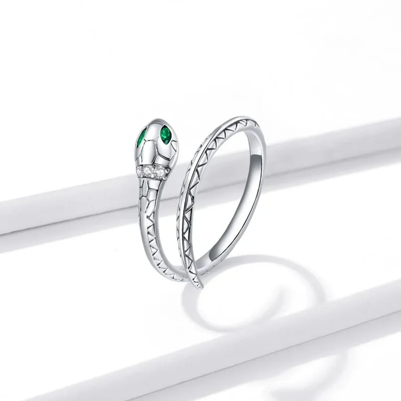 (image for) PANDORA Style Snake Open Ring - BSR169 - View 2