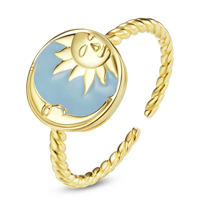 (image for) PANDORA Style Sun and Moon Shine Together Open Ring - SCR732 - Product Image
