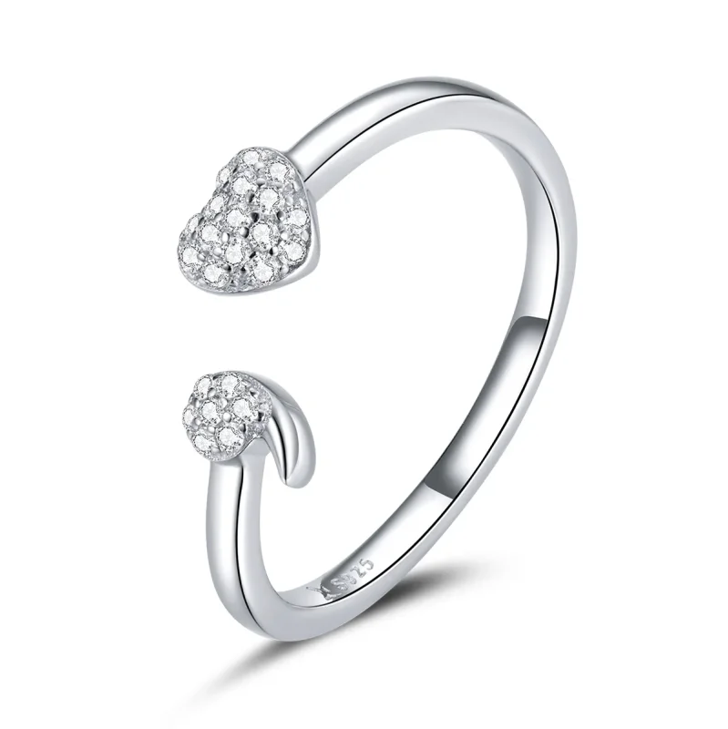 (image for) Pandora Style Silver Open Ring, Affiliated - SCR706 - Product Image