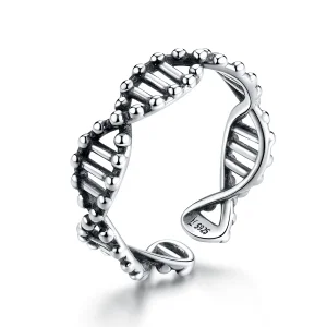 (image for) Pandora Style Silver Open Ring, Dna - SCR643