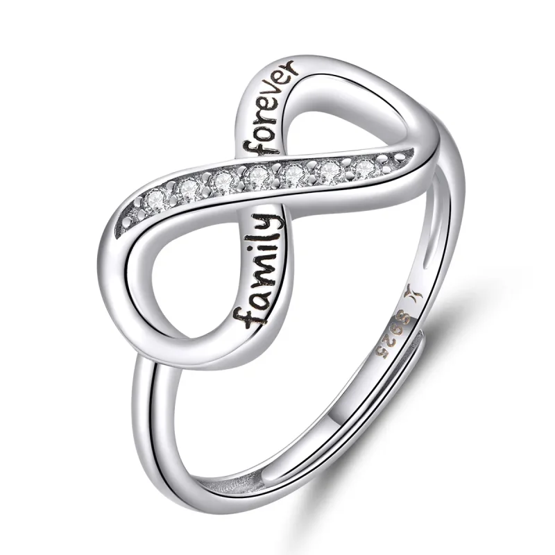 (image for) Pandora Style Silver Open Ring, Endless Love - SCR579 - Product Image