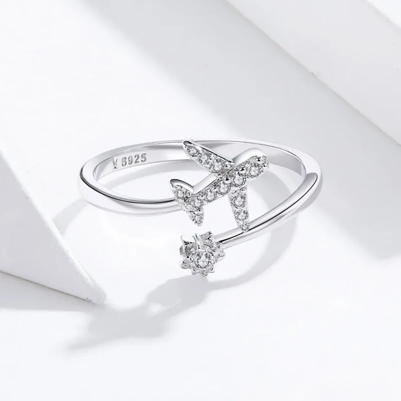 (image for) Pandora Style Silver Open Ring, Faraway - SCR623 - View 2