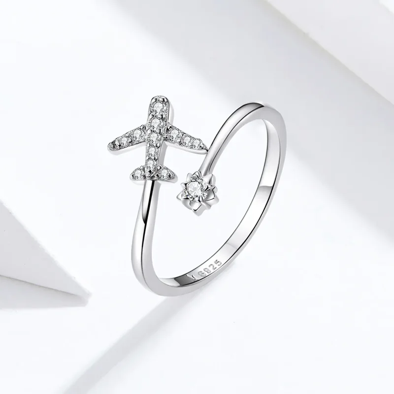 (image for) Pandora Style Silver Open Ring, Faraway - SCR623 - View 4