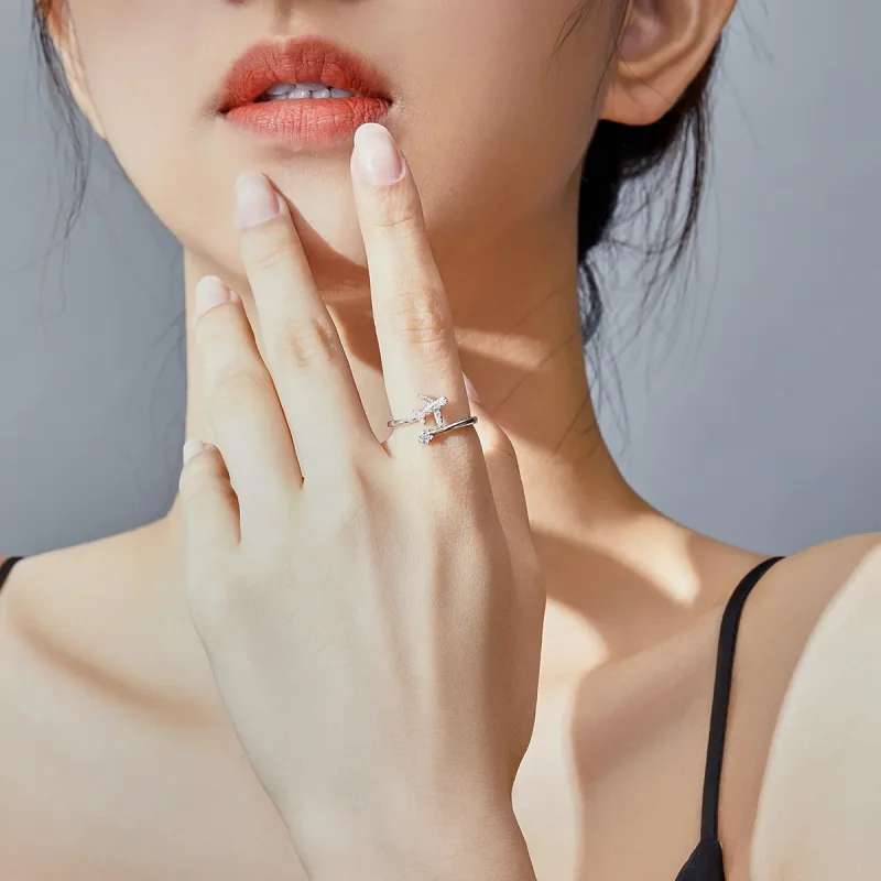 (image for) Pandora Style Silver Open Ring, Faraway - SCR623 - View 7