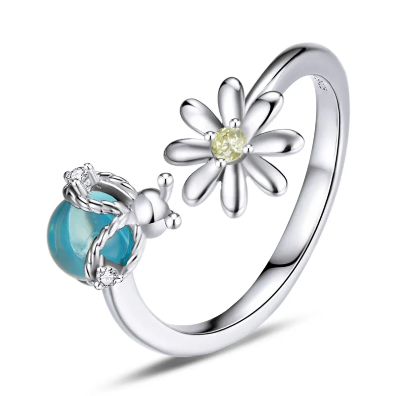 (image for) Pandora Style Silver Open Ring, Garden - SCR726 - Product Image