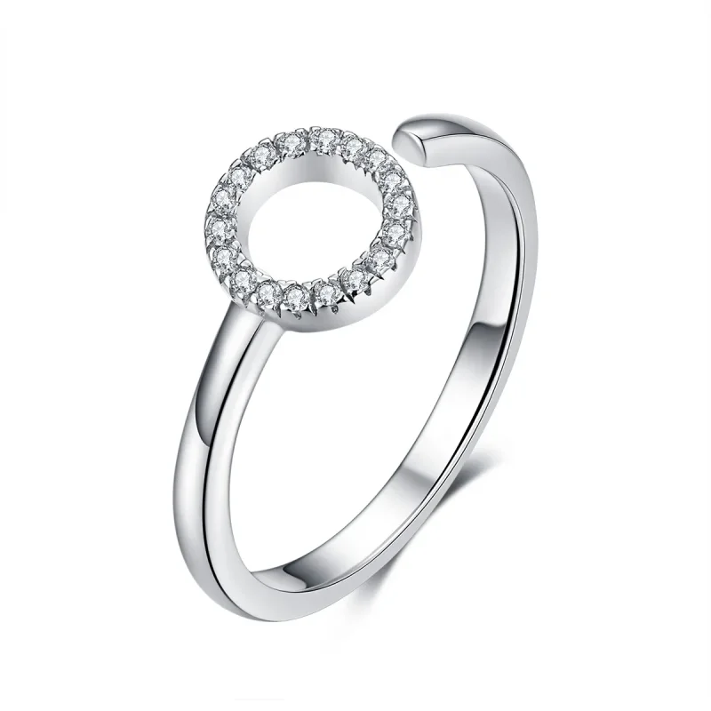 (image for) Pandora Style Silver Open Ring, Halo Open - SCR545 - Product Image