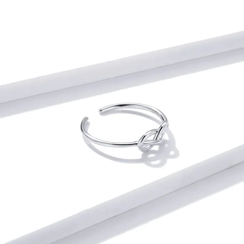 (image for) Pandora Style Silver Open Ring, Infinity - BSR143 - View 4