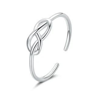 (image for) Pandora Style Silver Open Ring, Infinity - BSR143