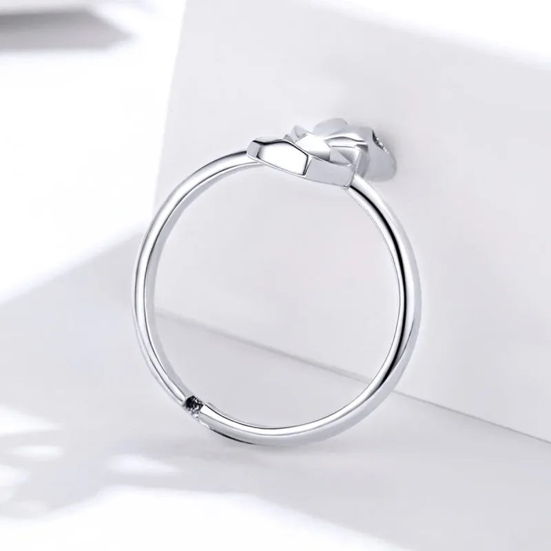 (image for) Pandora Style Silver Open Ring, Origami Fox - SCR560 - View 4