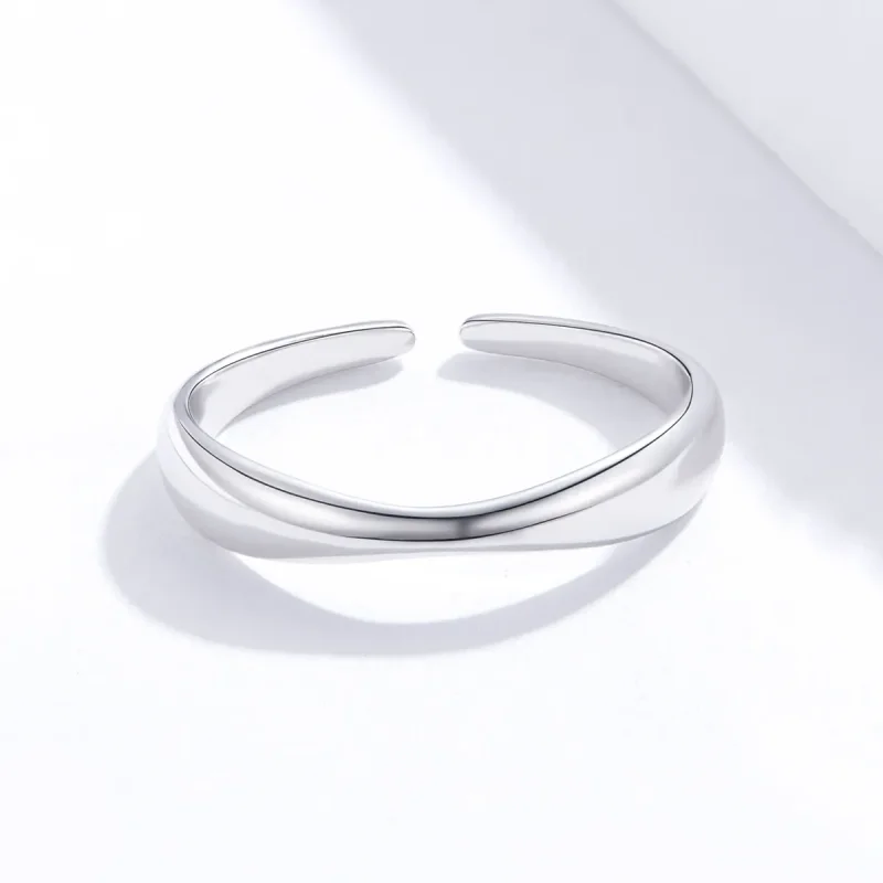 (image for) Pandora Style Silver Open Ring - SCR630 - View 2