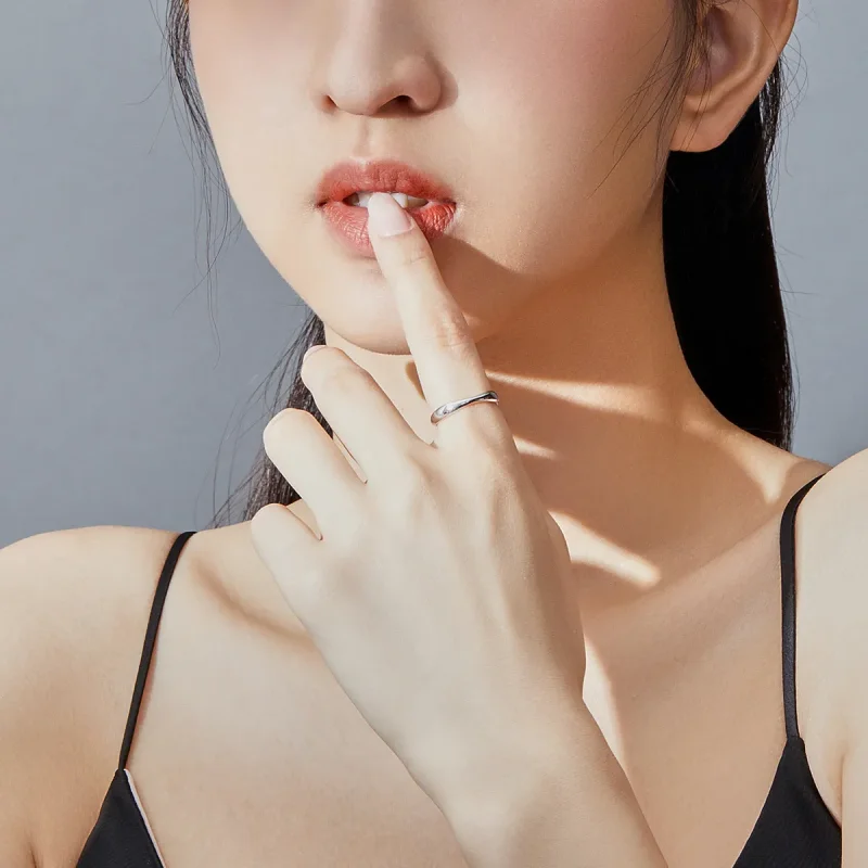 (image for) Pandora Style Silver Open Ring - SCR630 - View 6