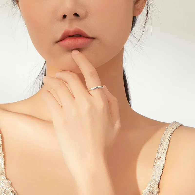 (image for) Pandora Style Silver Open Ring, Sunshine - SCR649 - View 7