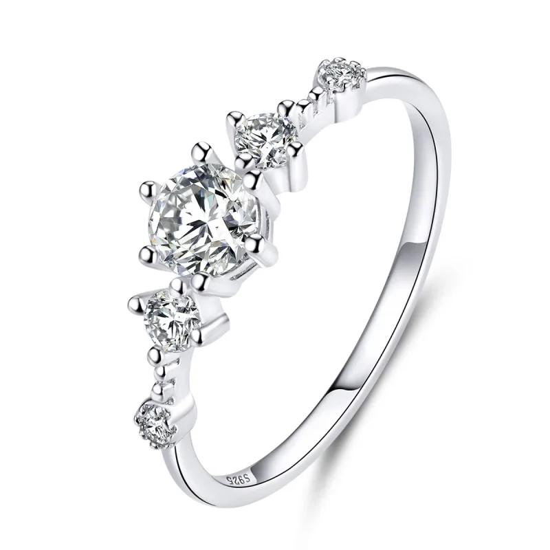 (image for) Pandora Style Silver Ring, Cherise - SCR568 - Product Image