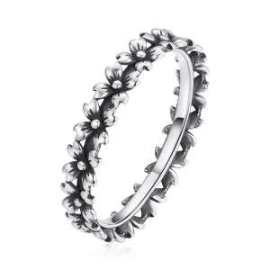 (image for) Pandora Style Silver Ring, Daisy Chain - SCR724