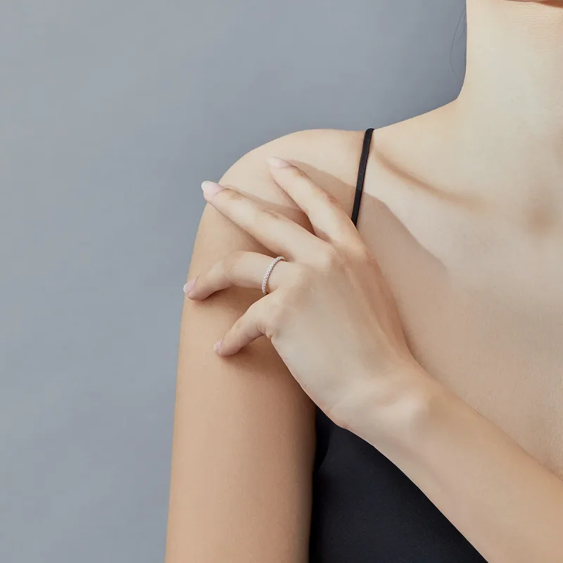 (image for) Pandora Style Silver Ring, Love - SCR624 - View 5