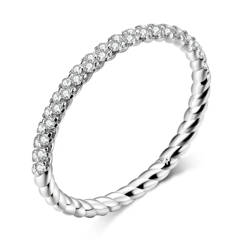(image for) Pandora Style Silver Ring, Love - SCR624 - Product Image