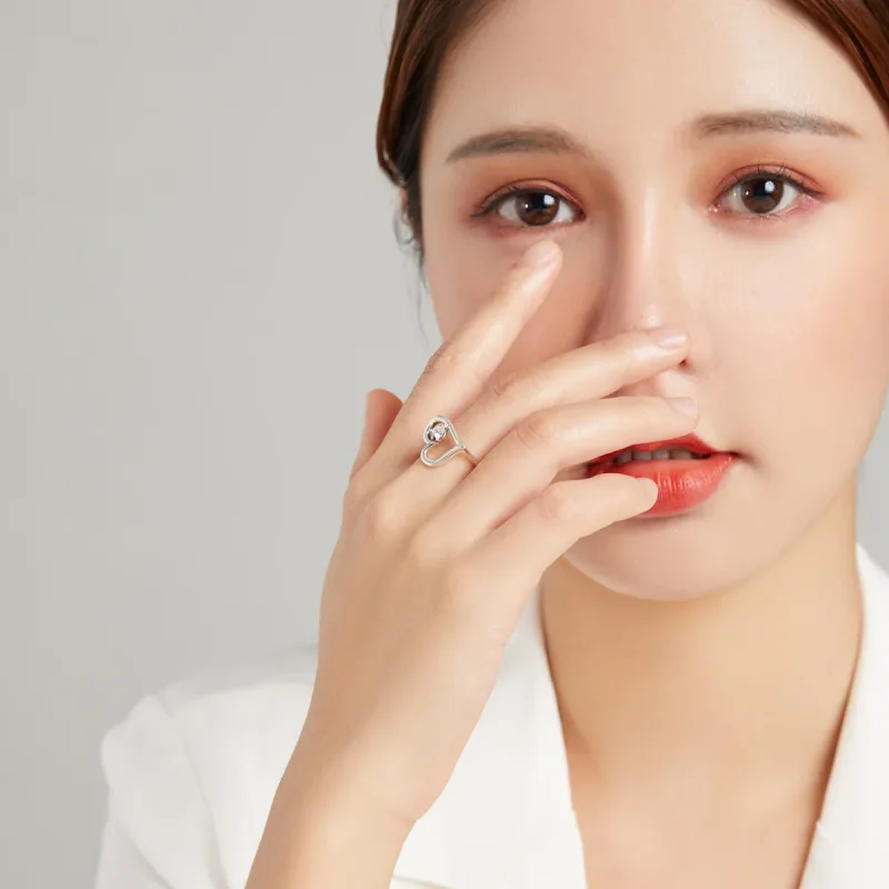 (image for) Pandora Style Silver Ring, Shining Wish - SCR700 - View 5