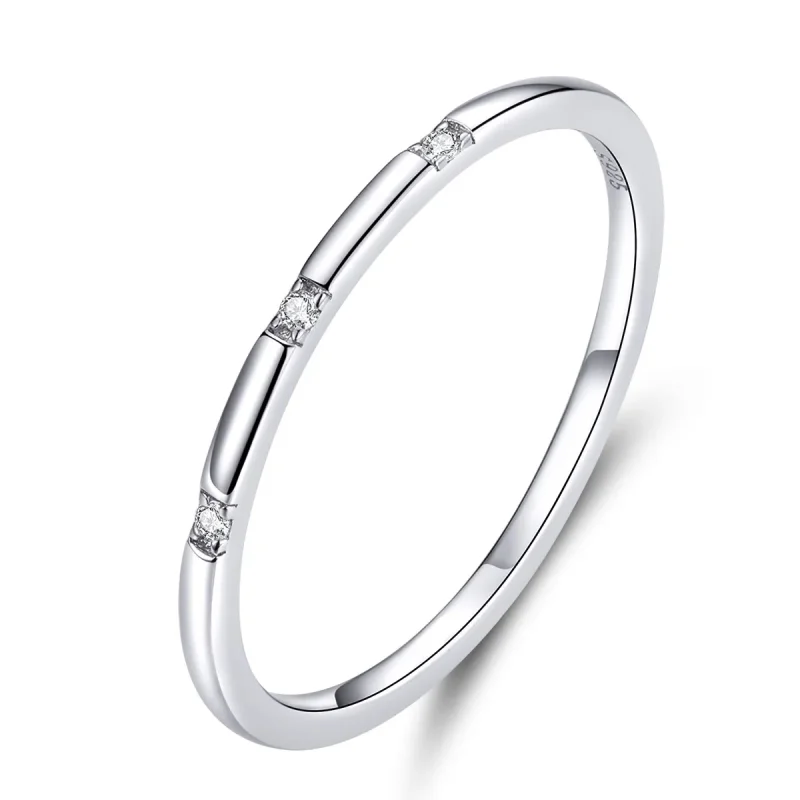 (image for) Pandora Style Silver Ring, Slim - SCR591 - Product Image