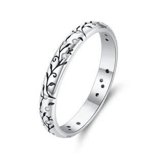 (image for) Pandora Style Silver Ring, Vintage Vine - SCR659