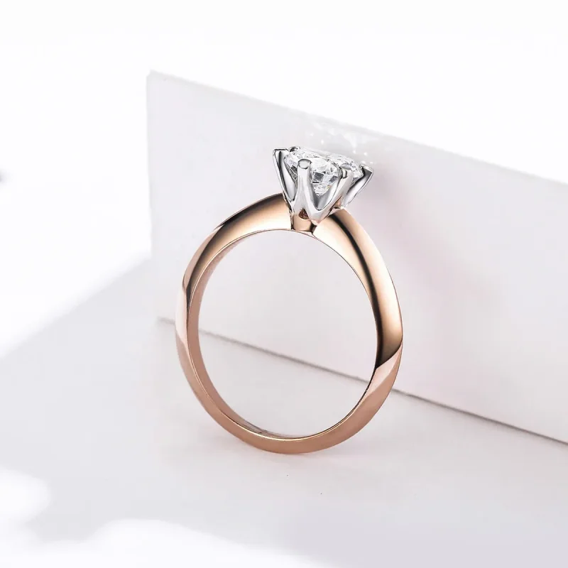 (image for) Rose Gold Only You Ring - PANDORA Style - SCR525 - View 3