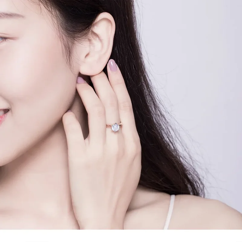 (image for) Rose Gold Only You Ring - PANDORA Style - SCR525 - View 6