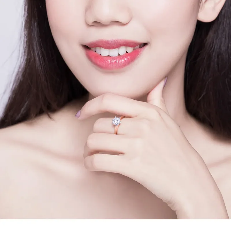 (image for) Rose Gold Only You Ring - PANDORA Style - SCR525 - View 7