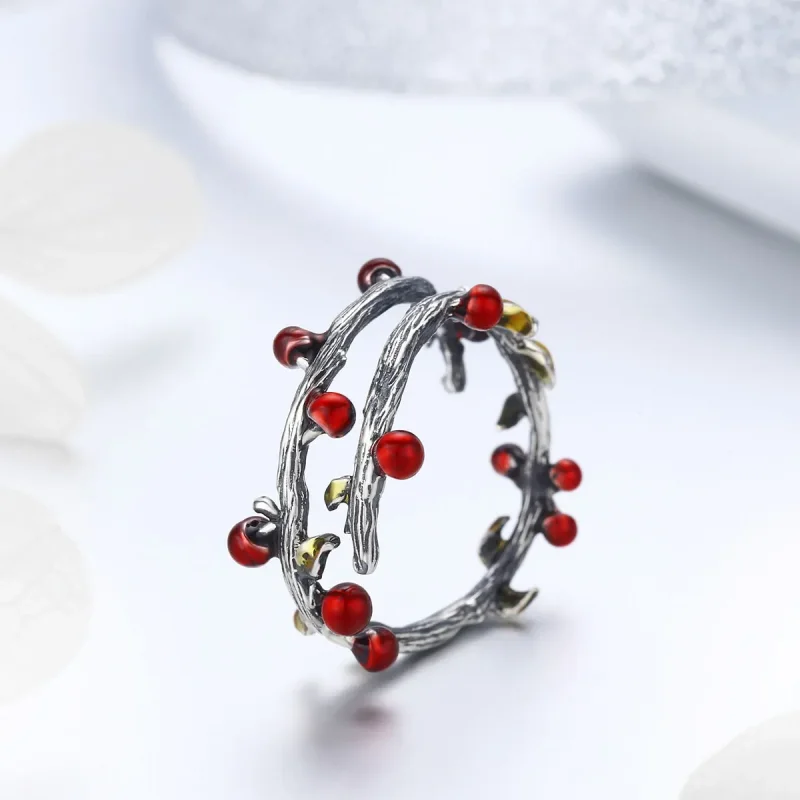 (image for) Silver Autumn Colors Ring - PANDORA Style - SCR442 - View 2