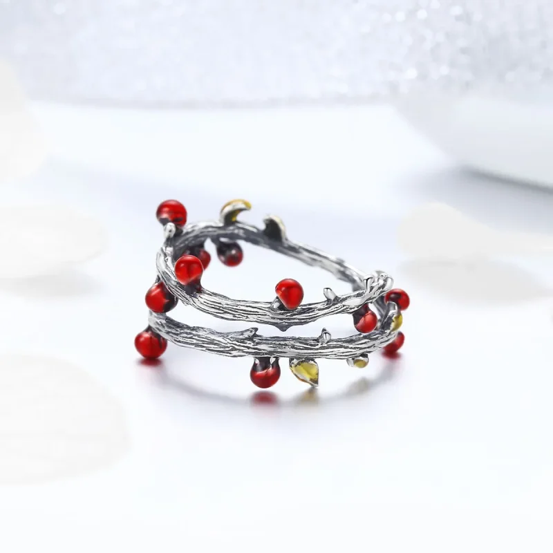 (image for) Silver Autumn Colors Ring - PANDORA Style - SCR442 - View 3