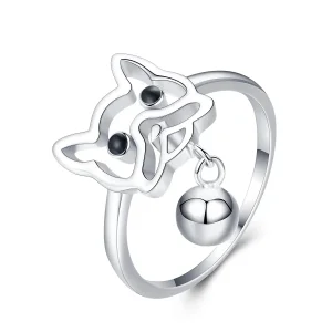 (image for) Silver Bulldog Ring - PANDORA Style - SCR434