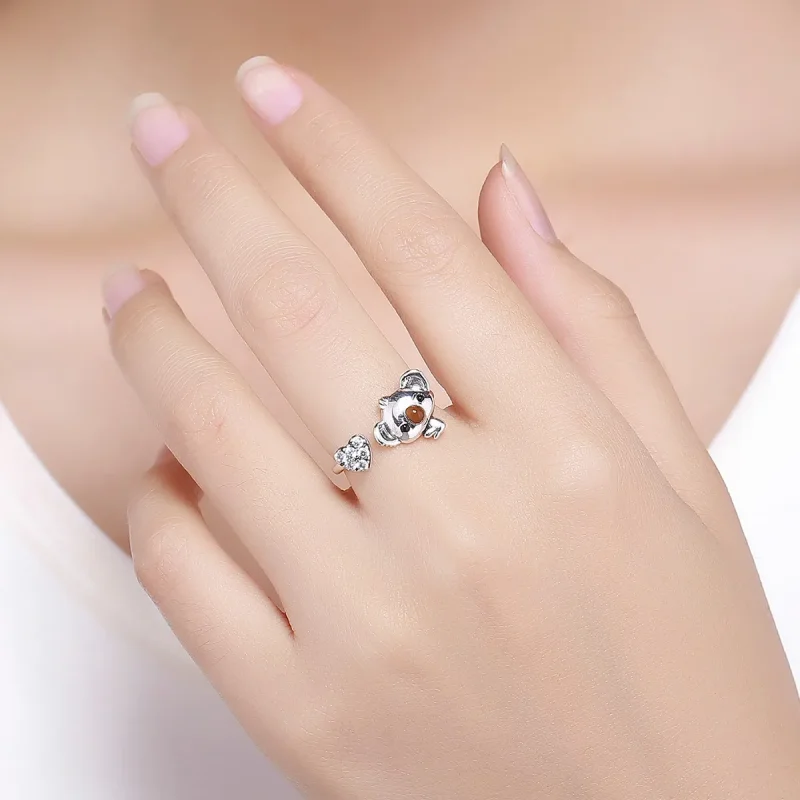 (image for) Silver Cute Fairy Ring - PANDORA Style - SCR355 - View 3
