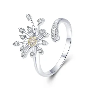 (image for) Silver Dandelion Love Ring - PANDORA Style - SCR471