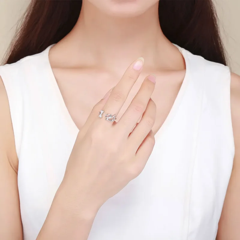 (image for) Silver Dog's Company Ring - PANDORA Style - SCR416 - View 5