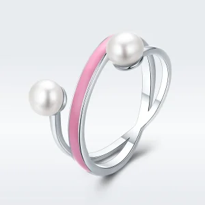 (image for) Silver Elegant Geometry Ring - PANDORA Style - SCR234