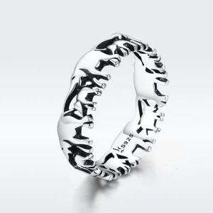 (image for) Silver Elephant Family Ring - PANDORA Style - SCR344